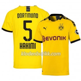 Borussia Dortmund HAKIMI 5 Hjemme Fotballdrakt 2019-2020 Kortermet